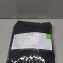 Royale Linens 100% Organic Cotton Fitted Sheet - Percale Weave - Super Soft Deep Pocket Bottom Sheets - Black Elastic Sheet Full Size - Full Fitted Sheets Only - (54"x75"+15", Black)