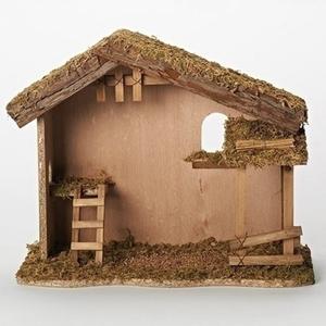 Fontanini by Roman, Stable with Ladder, 7.5" Collection, Nativity Stable
