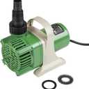 Prostormer 1/10HP Submersible Pond Pump, 3300GPH High Flow Water Pump with 9ft Lift Height, Garden Pumps, for Ponds, Fountains, Waterfalls, Hydroponics, Fish Tanks