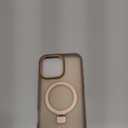 Magnetic for iPhone 16 Pro Max Case with Ring Stand, [10 FT Drop Protection] [Velvety Touch] Slim Translucent Matte Back Shockproof Phone Case for iPhone 16 Pro Max 6.9'', Bronze