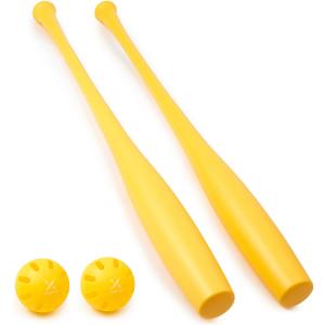 2 Torpedo Plastic Baseball Bat Set for Backyard Game - 32 in / 9 oz