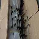 10 Panels No Dig Garden Decorative Fence with Gate - 24in H x 22.5ft L, Heavy-Duty Square Tube Animal Barrier, Rustproof Dog Fence for Outdoor Yard & Patio Protection