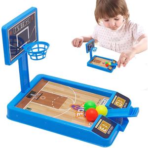 Table Basketball Game Toys,Handheld Leisure Sports Desktop Playset with Mini Ball | Party Fun Catapult Basketball Catapult Court Table Game Snud for Adults and Kids