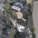 Artificial Flowers Combo Box Set Dusty Blue Flowers for DIY Wedding Bouquet Arrangements Bridal Shower Party Home Decorations(White Blue Rose)