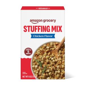 Amazon Grocery, Chicken Flavor Stuffing Mix, 6 Oz (EXP 07/07/27)