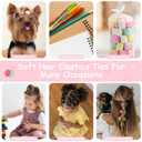 3 x 2500PCS Clear Elastic Hair Ties, Mini Hair Rubber Bands, Soft Hair Elastics for Women Girls, Hair Accessories for Hair Braids, 30MM in Length & 2MM in Width