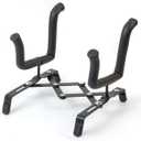 2 x lotmusic Ukulele Violin Stand Holder Foldable for Soprano Concert Tenor Ukelele 4/4 3/4 2/4 1/4 Violin Metal Black From Kmise