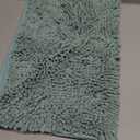 H.VERSAILTEX Bath Mat Bathroom Non Slip Extra Thick Chenille Rug 17" x 24" Absorbent Soft Shaggy Washable Dry Fast Plush Rugs for Bathtubs - Eggshell Blue