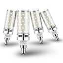 Heifymi E12 100W Led Candelabra Bulbs Replacement, 6000k Daylight Bright White, E12 12W Led Candle Light Bulbs T6 C7 1200lm, E12 Base Chandelier Pendant Ceiling Fan Bulbs, Non-Dimmable, 4Pack