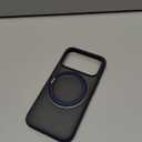 TORRAS Upgrade 360 Magnetic Stand for iPhone 17 PRO Case with Camera Control Button, Fit for MagSafe, Mil-Grade Protection, Slim Soft Edge Translucent Back for iPhone 17Pro 6.3 inch, Deep Blue