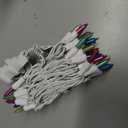 Brightown Easter Decorations Mini String Lights, 50 Count 12 Feet Easter Mini Lights, Waterproof String Light Plug in for Indoor Garland Party Christmas Tree Festival, Pink + Multicolor