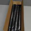 Black Long Curtain Rod Tension Shower Curtain Rods 30 to 120 inch Adjustable Spring Heavy Duty Rods for Bathroom Windows Outdoor No Drill No Slip Spliced and Telescopic Design