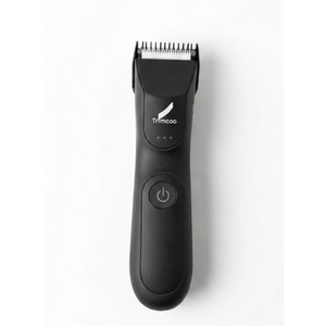 Trimcoo Men’s 2-in-1 Body Groomer Kit, Electric Body Trimmer for Face, Intimate Areas, Wet/Dry Use, Anti-Slip Grip, LED Light, Cordless Hair Shaver for Men, Ideal for Travel & Daily Grooming