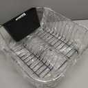Neat-O Deluxe Chrome-Plated Steel Small Dish Drainers (Black)