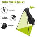 Ultralight 2-Way Golf Stand Bag with 6 Pockets & Insulated Cooler Pocket | Padded Single Strap, Golf Carry Bag, Easy to Hang on Cart