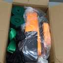 VEVOR Slackline Kit with Training Line, 60 ft Backyard Slack Line Equipment, Easy Setup Tight Rope for Kids Adults, Complete Slackline Set with Tree Protectors, Arm Trainer, Carry Bag, and Instruction