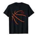 Groovy Basketball Womens Girls Basketball T-Shirt S