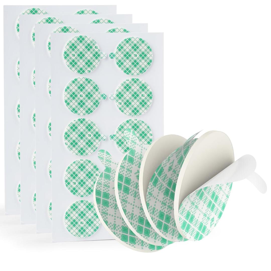 3 x Round Double Sided Adhesive Dia. 1" 40PCSStrong Adhesive Foam Pads, Made with 3M 4026 Foam, White Sticky Mounting Dots for Walls, Car, Home, Round, 0.06" Thick
