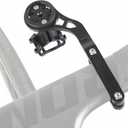 Bike Computer Bracket for Flat Handlebar Compatible with Gar min, Bry ton, Wa hoo GPS Computers Aluminum Bracket for Sport Camera Mount and Light Holder Kit (Right)