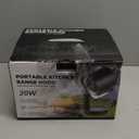 Portable Range Hood: Kitchen Countertop Cooking Exhaust Fan Quiet Smoke Removal - 3-Speed Suction Height & Angle Adjustable Design Dual-layer Filter- Plug-in for Apartments RV BBQ Hot Pot