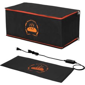Sourdough Bread Proofing Mat with Thermal Insulation Box, Bread Proofing Box Used to Provide Sufficient Temperature for Bread Proofing, Sourdough Warming, Sourdough Heating, Dough Riser, Bread Rising