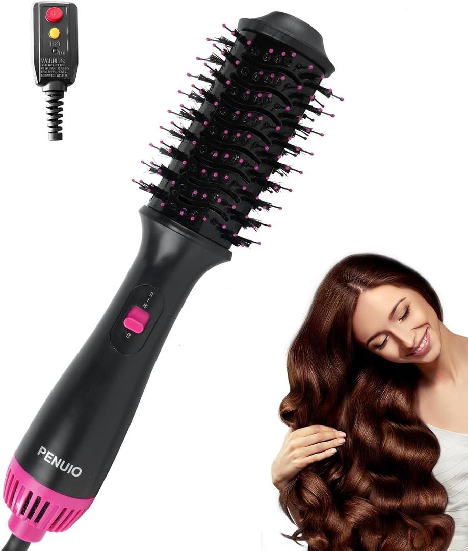 Hair Dryer Brush Blow Dryer in One, Upgraded 4 in 1 Hair Drying Hair Blowout Brush,One Step Hair Dryer and Styler Hot Air Negative Ion Anti-frizz Blowouts, Salon Volumizer & Straightener
