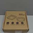 Black Modern LED Ceiling Light, Square Flush Mount Ceiling Hallway Light Fxitures, 6000K Cold White Small Close to Ceilings Lamp for Bedroom Hallway Kitchen Balcony Cloakroom