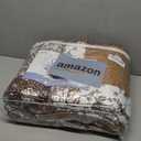 VAPUTAR Quilts Queen Size, Quilt Bedding Set with Floral Pattern, Soft and Breathable Coverlet Set, Lightweight Reversible Bedspread Suitable for All Season (90X98 inch, Brown)