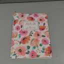 CRANBURY Large Planner 2026, 8.5x11 Weekly Monthly Calendar Agenda, Jan to Dec 2026 Daily Organizer, Floral Theme, Spiral Bound Planner with Tabs, Bookmark, Stickers, Lays Flat