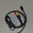 Tengchi RCA to HDMI Converter, Composite to HDMI Adapter Support 1080P PAL/NTSC Compatible with PS one, PS2, PS3, STB, Xbox, VHS, VCR, Blue-Ray DVD Players