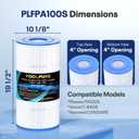 POOLPURE PA100S Pool Filter Replaces Hayward SwimClear C100S, CX100XRE, PA100S, Ultral-D3, 100 sq.ft Filter Cartridge