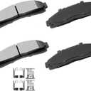 cciyu D652 Front Ceramic Brake Pads Kit - 4pcs Fit Ford Explorer, Ranger, Mazda B2300, B2500, B3000, B4000, Mercury Mountaineer