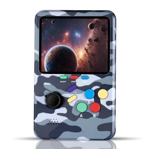 WeLohas Q2 Pro Retro Handheld Game Console,Electronic 3D Gameboy Advance,10000+ Fun Retro Video Games Preloaded,64GB TF Card,3.0" HD Screen,Pocket Gamer Gifts for Teen Adult (Camouflage Grey) : Toys & Games