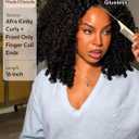 UNICE Afro Kinky Curly Human Hair Wig with Layered Burmese Curly 180% Density Glueless 7x5 HD Lace Closure Bob Wigs Pre Plucked Bleached Knots Ready to Go Beginner Friendly 16 inch