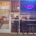 Neon Open Sign for Business: Oval LED Sign with Flashing Mode for Stores - Includes Business Hours and Open & Closed Signs