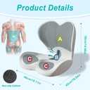 Seat Cushion for Office Chair, Ergonomic Cushion with Lumbar Support Pillow | Orthopedic Memory Foam Coccyx Cushion for Tailbone & Sciatica Pain Relief, Ideal For Office Chairs, Car Seats, Wheelchairs, Large