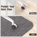 Blvornl Office Chair Mat for Hardwood Floor, 36" x 48" Desk Computer Chair Mat for Hard Wood and Tile Floor, Large Anti-Slip Hard Floor Protector Rolling Chair Mat, PVC Mat Desk Rug for Office Home