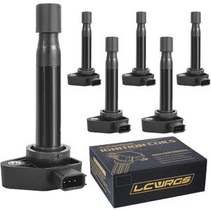 Set of 6 Ignition Coil Pack for 3.2 3.5 3.0 V6 2000 2001 2002 2003 2004 2005 2006 2007 2008 Honda Odyssey Accord EX LX Acura TL RL CL Coils Replaces# UF242 90919-02247