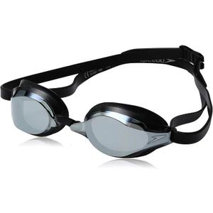 Speedo Speed Socket 2.0 Swim Goggle (Black/Silver Mirrored)