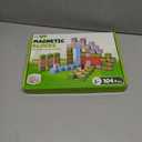 Magnetic Building Blocks 104PCS, STEM Magnet Blocks for Ages 4-8, Montessori Learning Toys for Kids, Sensory Magnetic Cubes for Boys & Girls, Educational Building Set for Birthday