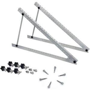 SUNMAK 41inch Adjustable Solar Panel Mount Brackets 0-90° Adjustable Solar Panel Tilt Mount Brackets for Solar Panels Installed on Any Flat Surface for RV, Roof, Boat, Any Off-Grid Systems