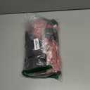 Pinellia Winter Dog Coat, Warm Fleece Jacket, Windproof Pullover Bodysuit, Fullbody Dog Pajamas Onesie - Cold Weather Clothes (Large, Pink)