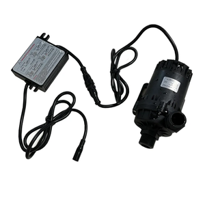 SHYSKY Heavy Duty Low Noise 24V 120W Micro Brushless DC Water Pump DC60G-24120S-1 39ft 1003GPH, DRY RUN Protection, For Cooling Circulation Pressure Sys
