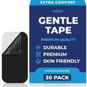 Set of 2 Pack, VIORY Gentle Tape (30 Pack) - Pain Free Removal, Hypoallergenic, Latex Free & Gentle On Skin - Packaging May Vary - Skin Friendly Adhesive Cotton Tape