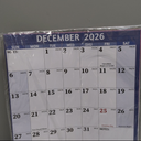Yearly Wall Calendar 2026 - Large Yearly Calendar 2026 Vetical, Jan 2026 - Dec 2026, 33.7" x 45.1" (Open), 2026 Calendar, Large Wall Calendar 2026, Full Year Paper Calendar with Notes, Thicker Paper, Multi2