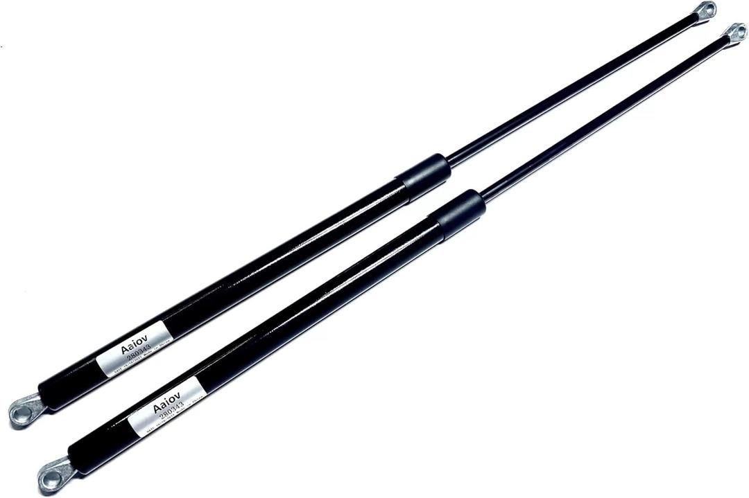Qty (2) Aaiov 280343 RV Awning Gas Strut 26" 124 Lbs Compatible with Solera Power Awnings for Short and Flat Awning Arms 8 Retaining Washer