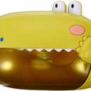 GALPADA 1Pc Electric Dinosaur Bubble Machine for Fun Bubble Blower for Bath and Safe Material Lightweight and Portable Bubble Making Fun