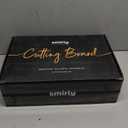 SMIRLY Wooden Cutting Boards For Kitchen Meal Prep & Serving - Bamboo Cutting Board Set with Holder, Charcuterie & Chopping Board, Wood Cutting Board Set, Kitchen Gadgets