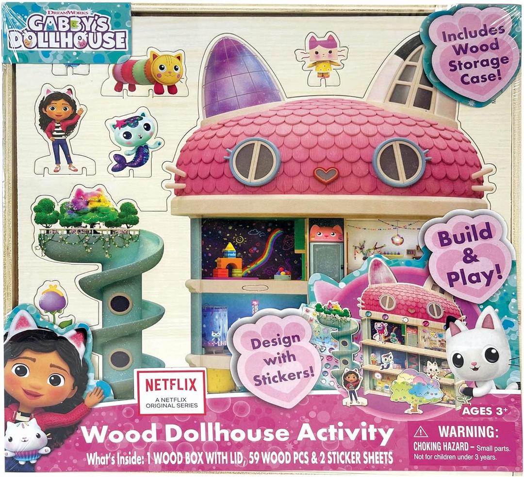 Tara Toys Gabby's Dollhouse Wood Activity Set