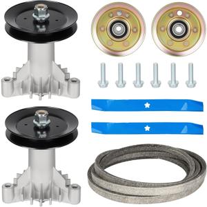 Aeagle 130794 Rebuild Kit for Husqvarna Craftsman LT1000 LT2000 LT3000 42" Deck(only 3-Hole Spindle), Includes 2 Spindles 532130794, 2 Blades 134149, 95" 144959, 2 Idlers 131494 173437